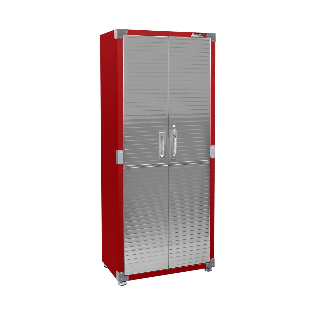 72-Inch Steel Storage Cabinet, Red