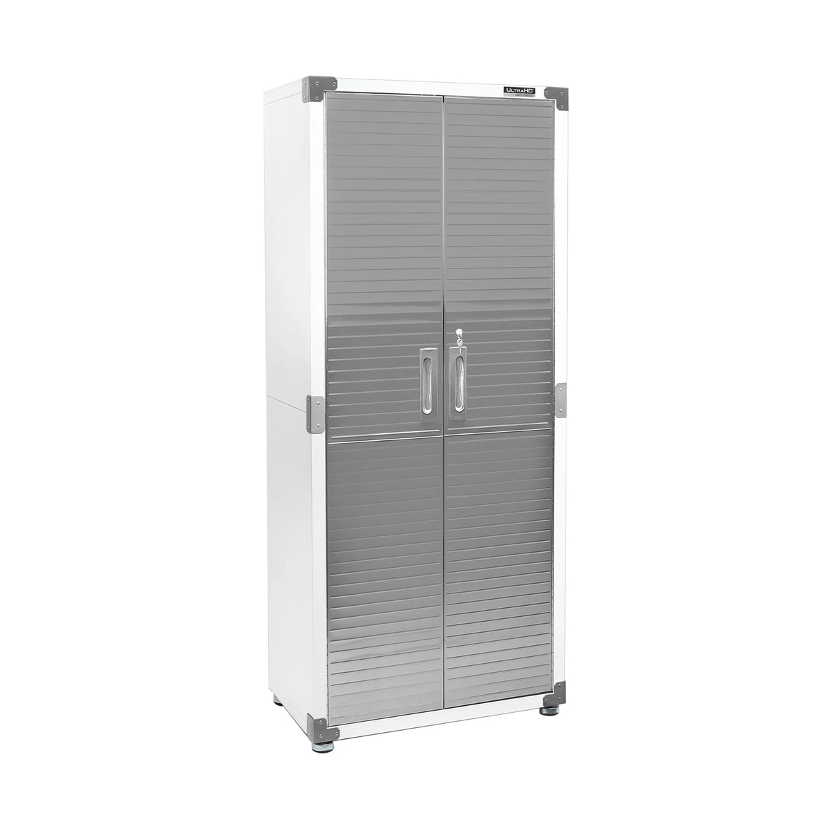 72-Inch Steel Storage Cabinet, White