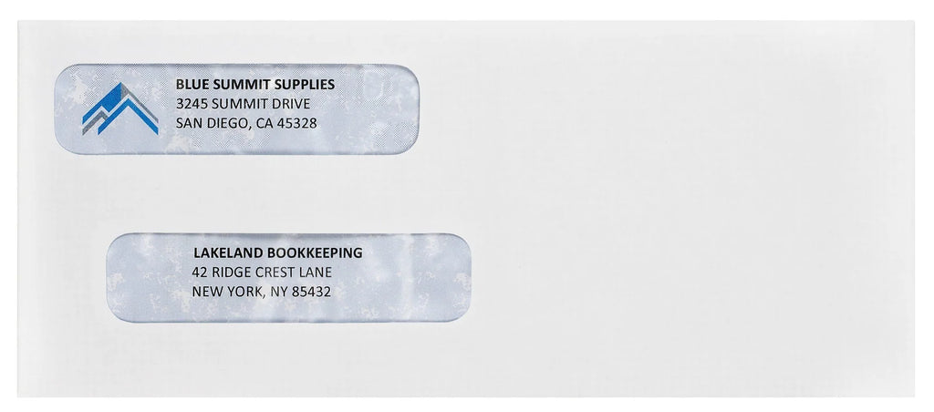 #8 Double Window Check Envelopes