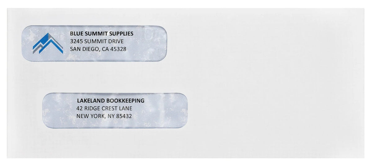 #8 Double Window Check Envelopes