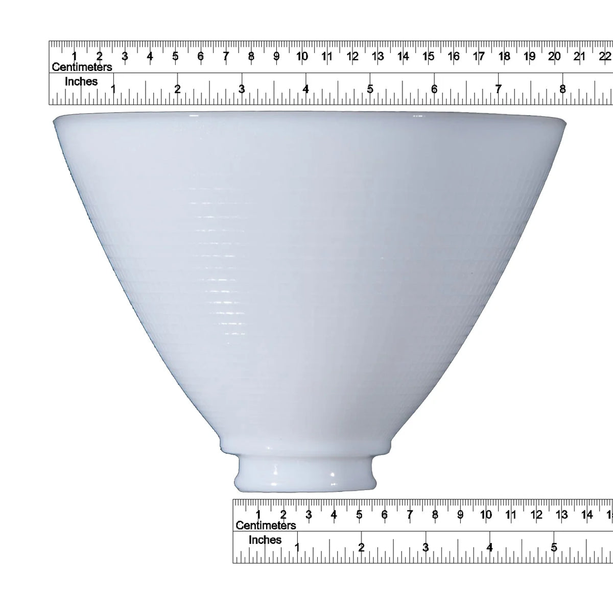 8-Inch Opal Glass Reflector Lamp Shade