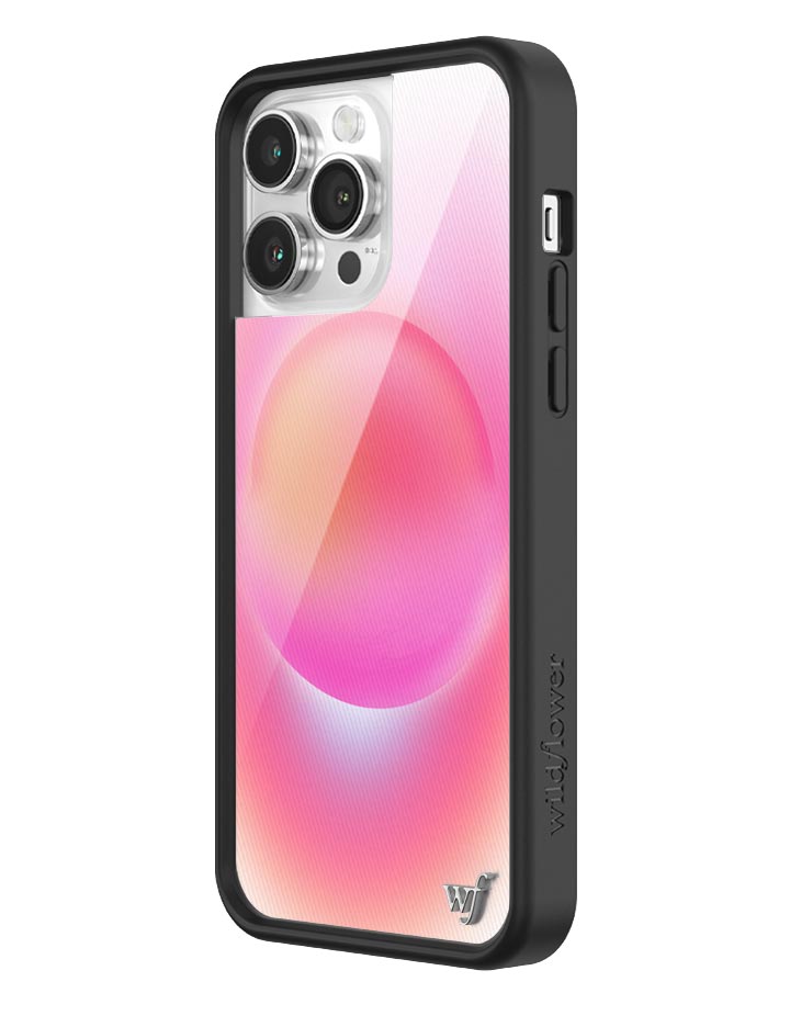Hot Pink Aura iPhone Case