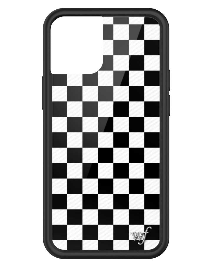 Checkers | Black iPhone Case