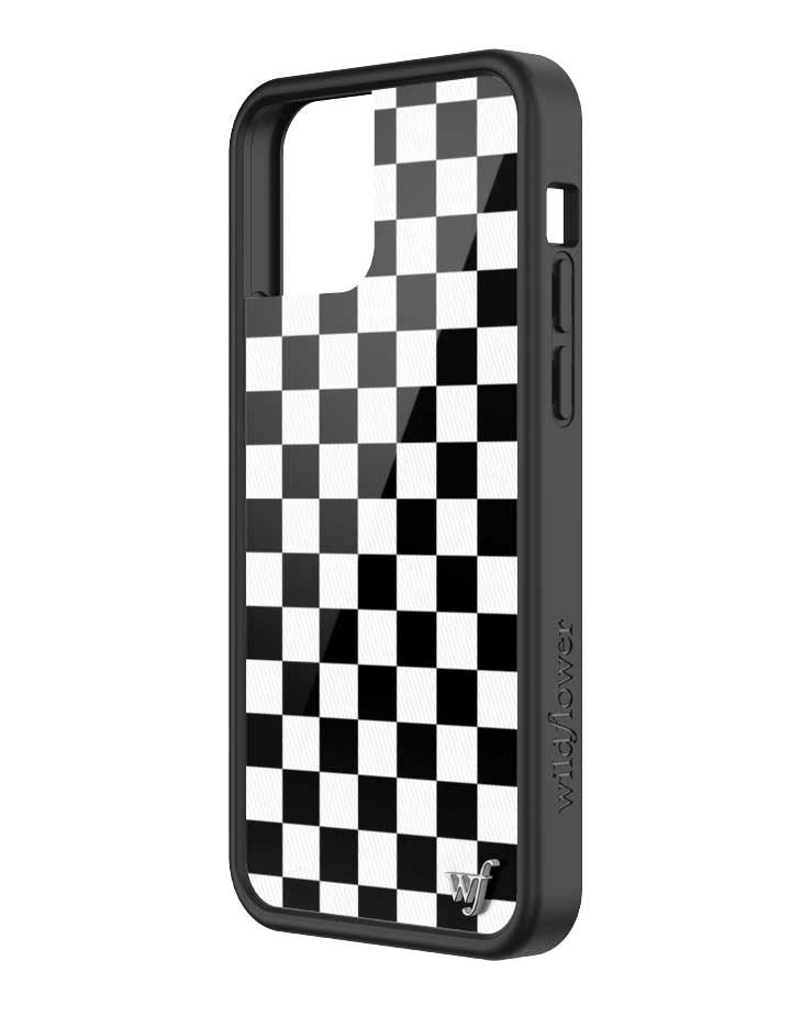Checkers | Black iPhone Case