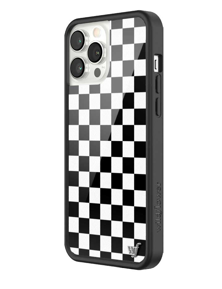 Checkers | Black iPhone Case