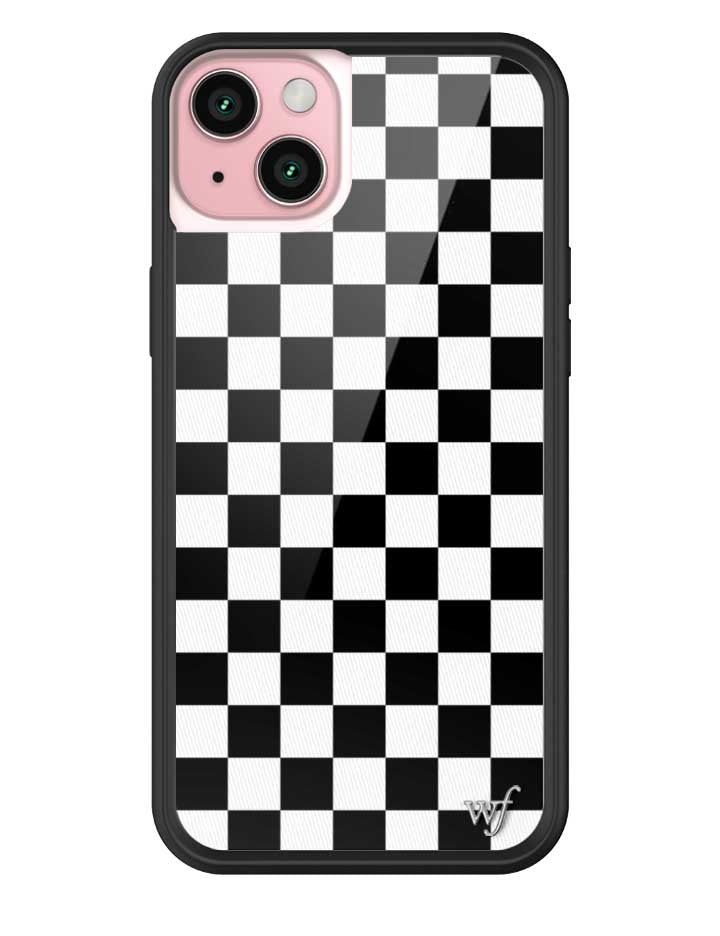 Checkers | Black iPhone Case