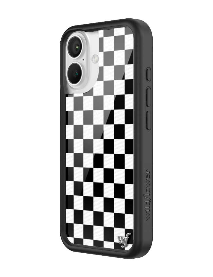 Checkers | Black iPhone Case