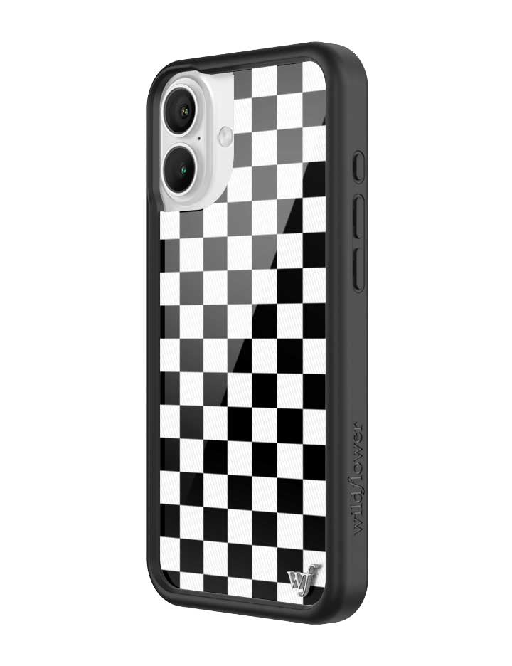 Checkers | Black iPhone Case