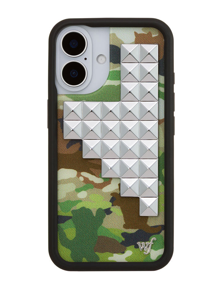 Cat Camo Stud iPhone Case
