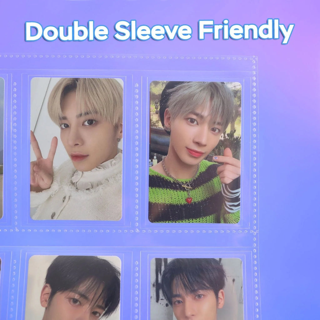 A4 9-Pocket Photocard Pages in V4 Standard Fit
