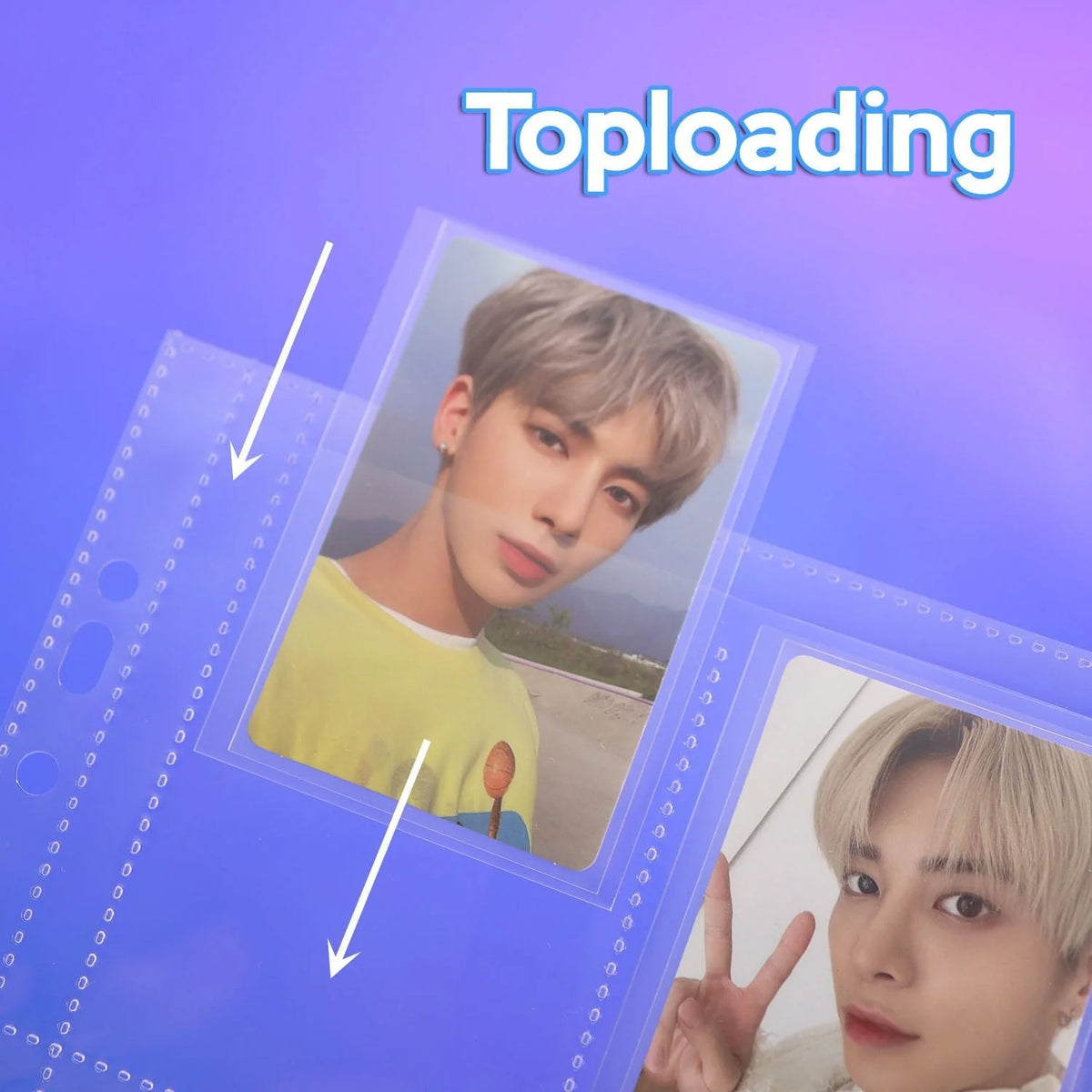 A4 9-Pocket Photocard Pages in V4 Standard Fit