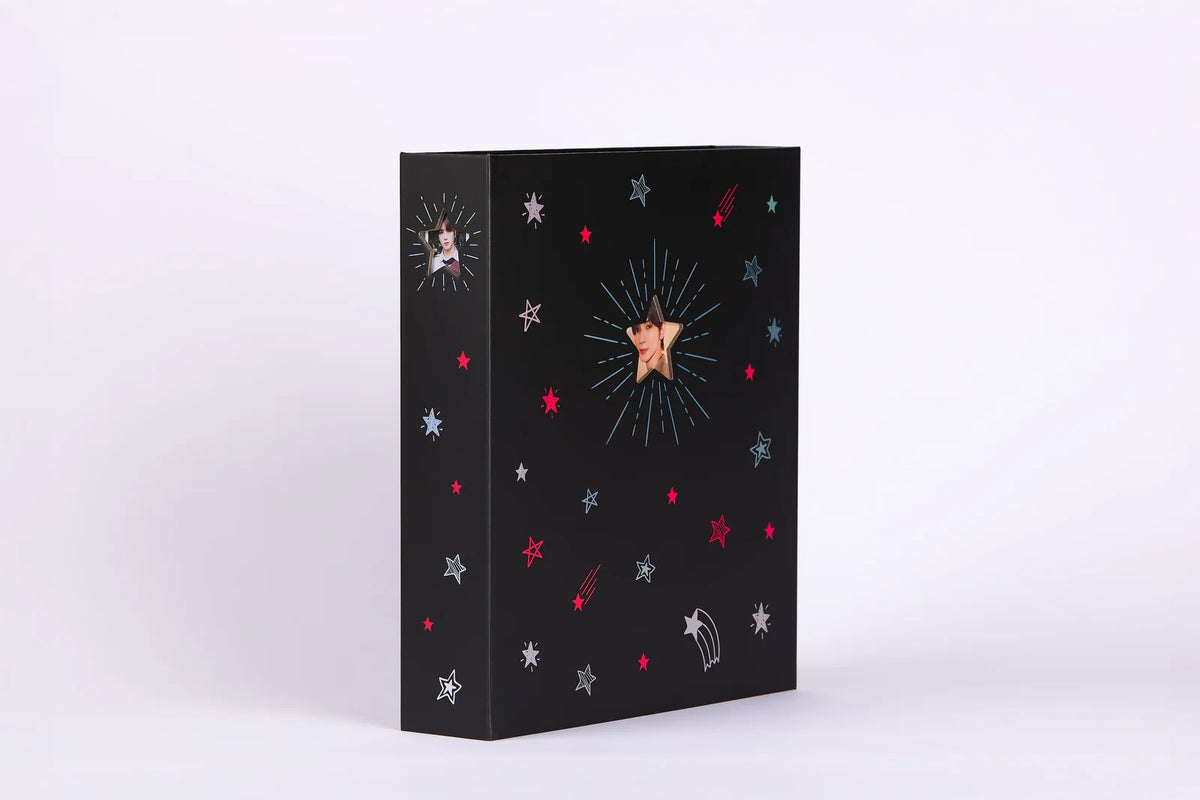 A4 Photocard Binder with Triple Magnetic Closure, Four Rings, Index Tabs, Display Pockets and Protective Case