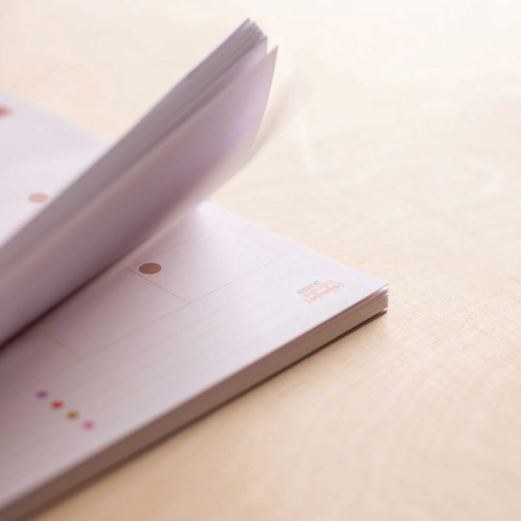 A4 Undated Monthly Planner Pad