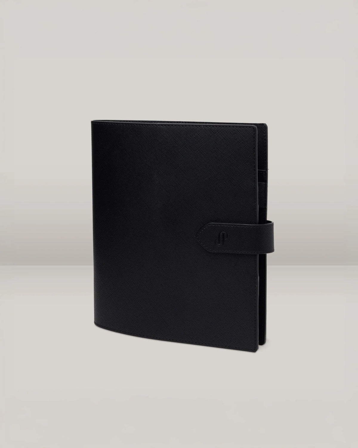 A5 Disc Planner Folio, Midnight Black