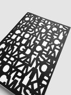 A5 Graph Notebook with Focus and Date Fields, 160 White Grid Pages and Lay-Flat Perfect Binding