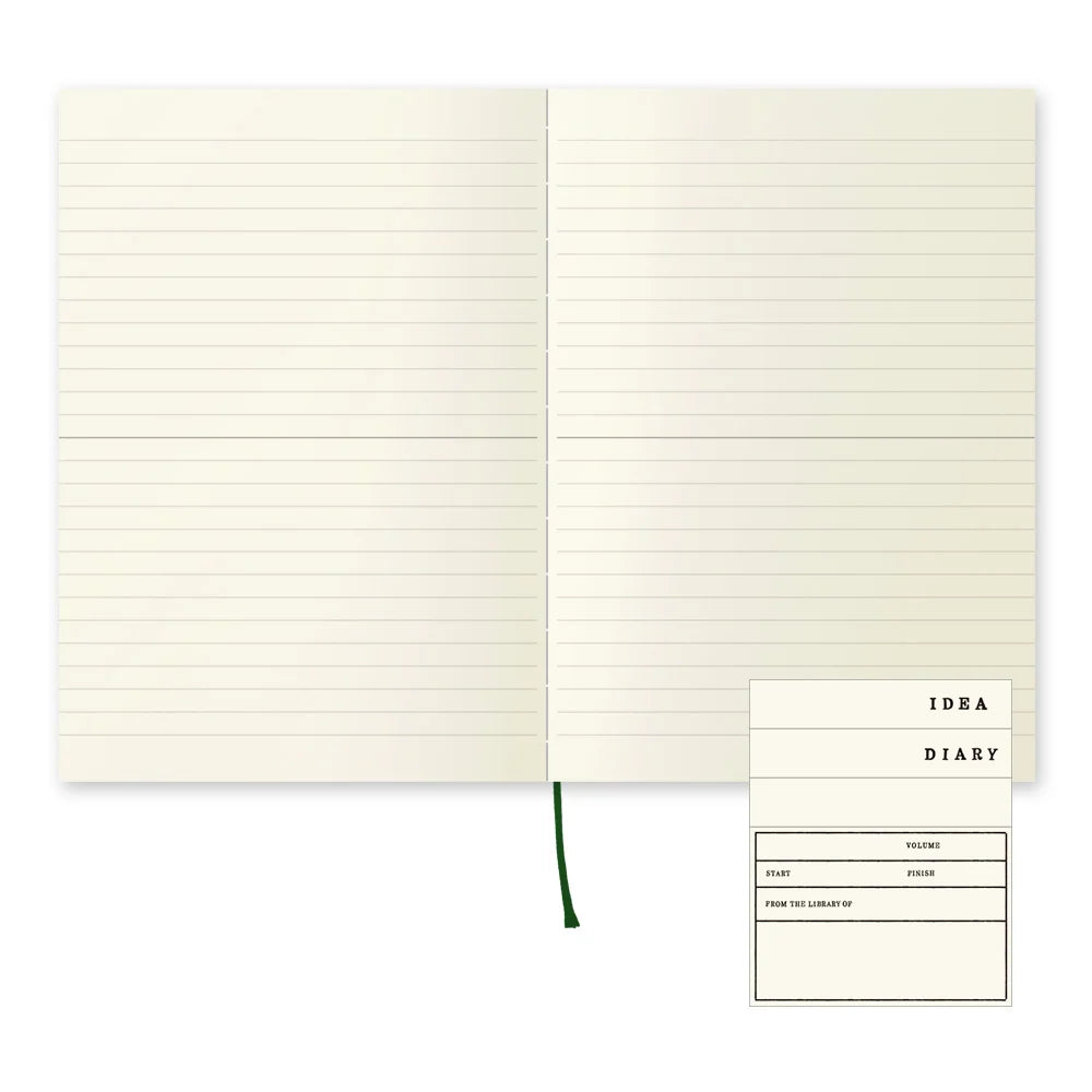 A5 Notebook with 176 Pages and Thread-Stitched Binding, Designed to Open Flat for Comfortable Writing