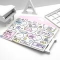 A5 Sticker Storage Envelope for Planner Accessories and Regular Sticker Sheets, Bright Times Design
