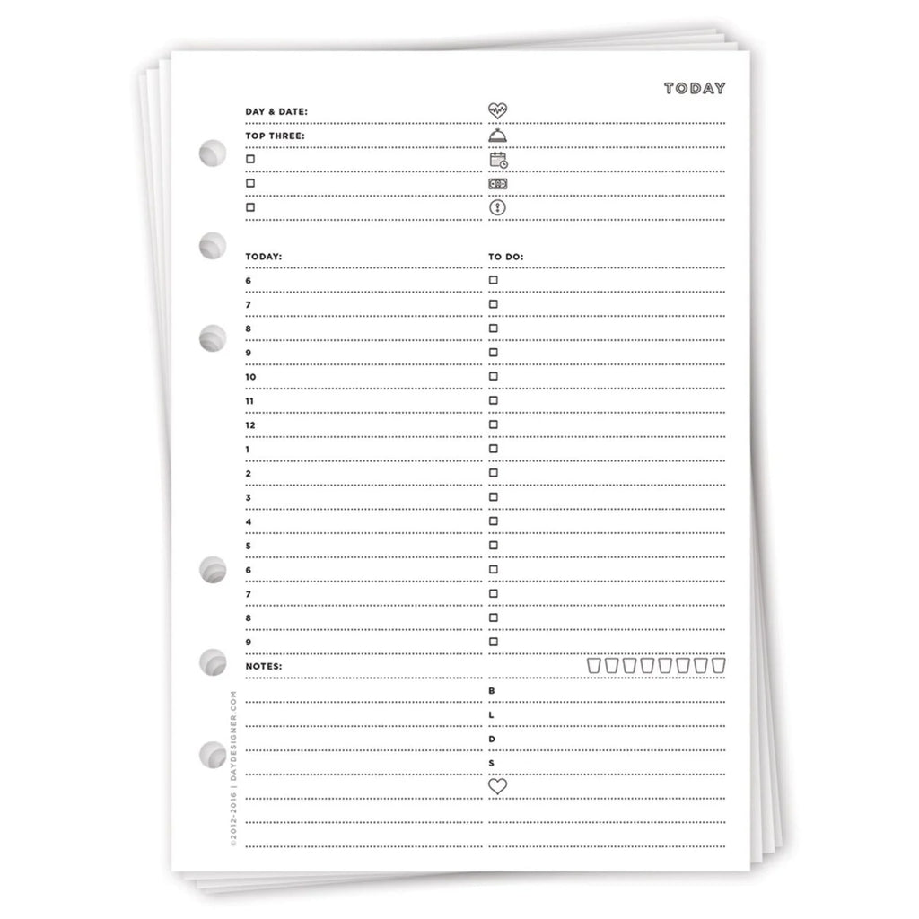 A5 Undated Planner Inserts