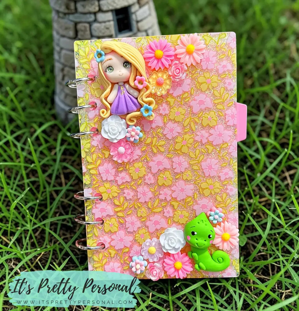 A6 Acrylic Notebook Cover Set, Clear Front and Back Covers for Standard A6 Disc Systems, 4.5 x 7 Inches