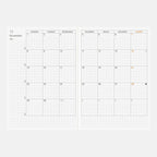 A6 Daily Planner Book for 2027 with January Start, Monday Layout and Fountain Pen Friendly Pages
