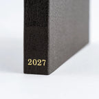 A6 Daily Planner Book for 2027 with January Start, Monday Layout and Fountain Pen Friendly Pages