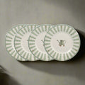 Accent Salad Plates Set of 4 in Stoneware, Each 8 Inches Across
