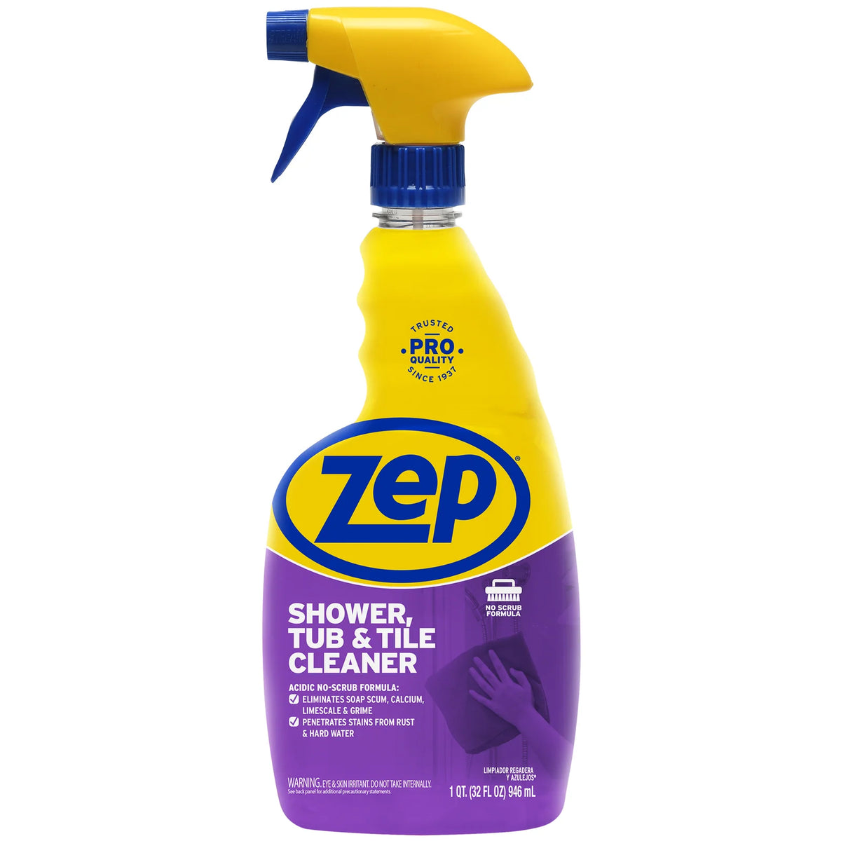 Acidic No-Scrub Shower, Tub & Tile Cleaner, 32 oz