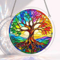 Acrylic Tree Suncatcher Jigsaw Puzzle for Adults, Creative Decorative Craft with — S - (7 inch) / M - (8 inch) / L - (9 inch)