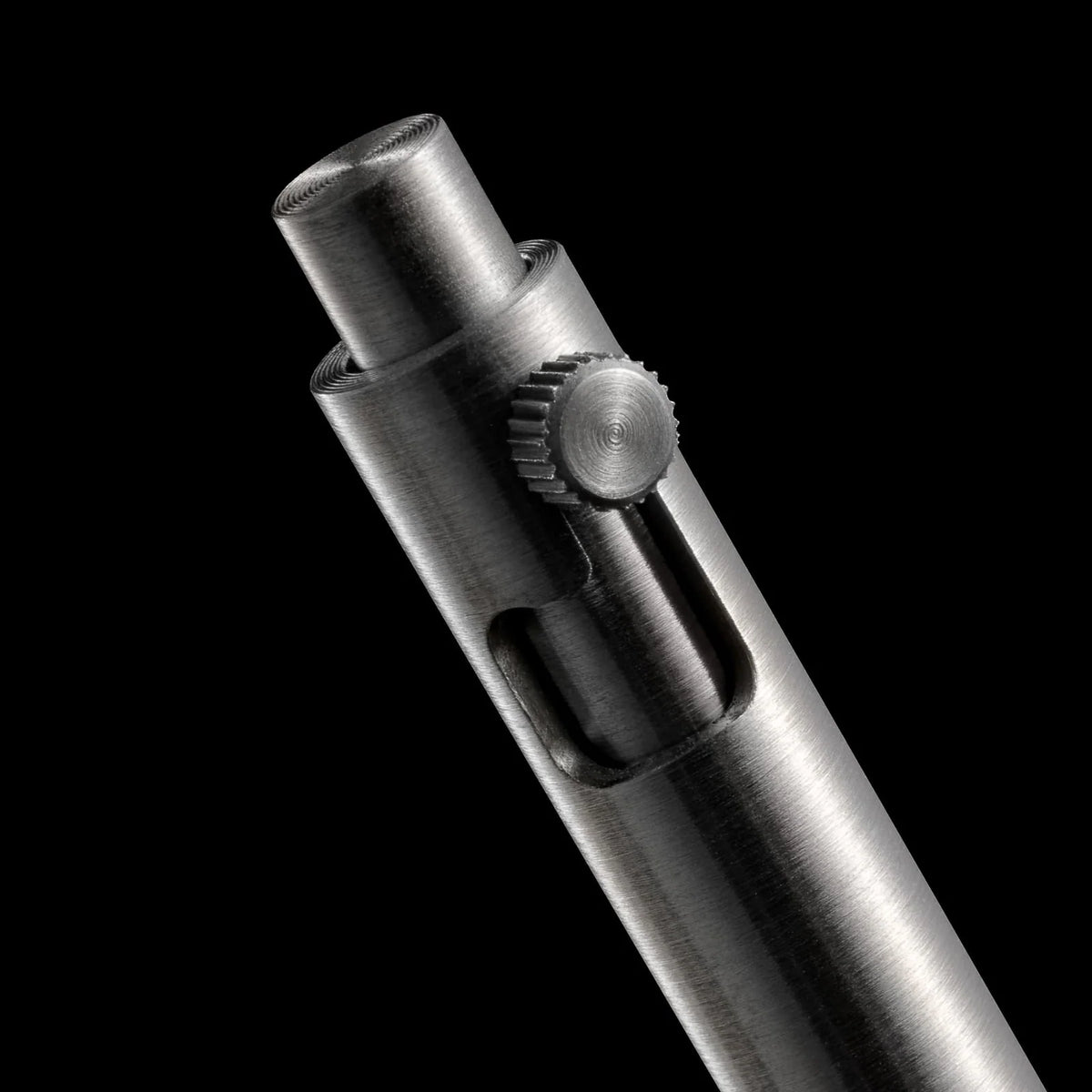 Adjustable Bolt Action Pen in Solid Metal, Hand-Finished for a Seamless Cone and Body Appearance