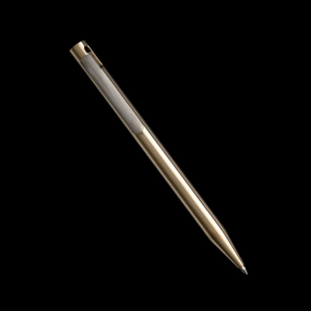 Adjustable Bolt Action Pen in Solid Metal, Hand-Finished for a Seamless Cone and Body Appearance
