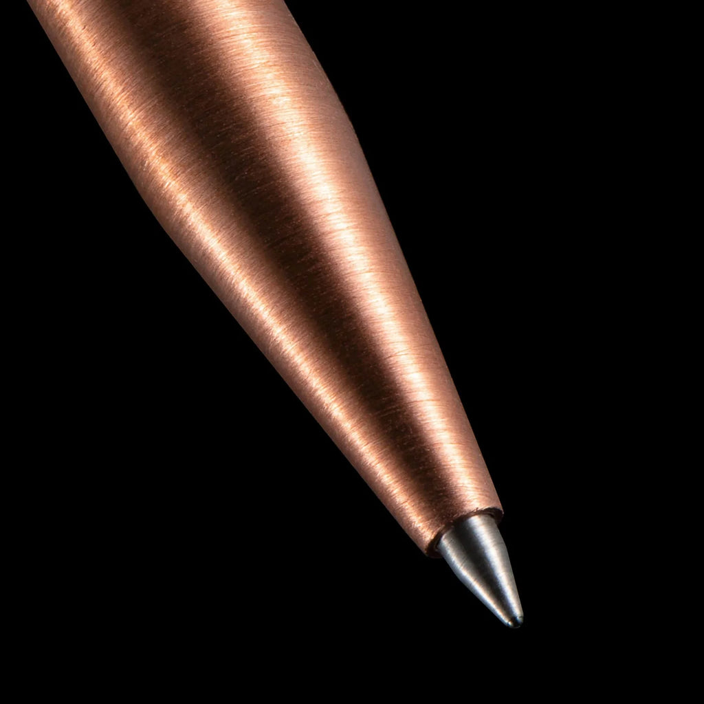 Adjustable Bolt Action Pen in Solid Metal, Hand-Finished for a Seamless Cone and Body Appearance