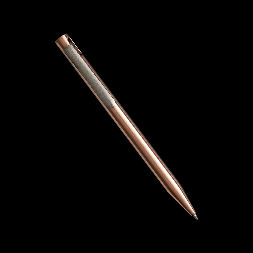 Adjustable Bolt Action Pen in Solid Metal, Hand-Finished for a Seamless Cone and Body Appearance