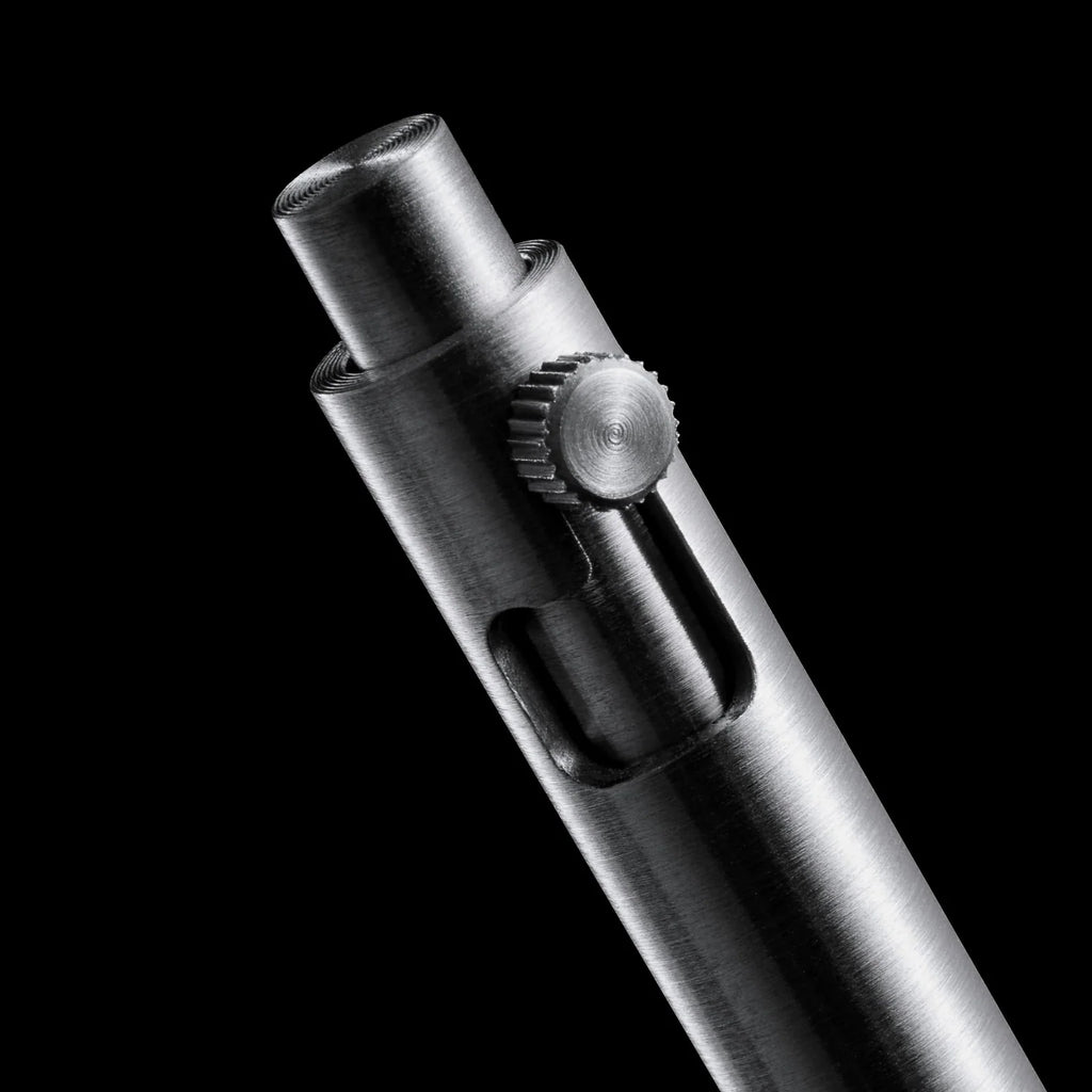 Adjustable Bolt Action Pen in Solid Metal, Hand-Finished for a Seamless Cone and Body Appearance