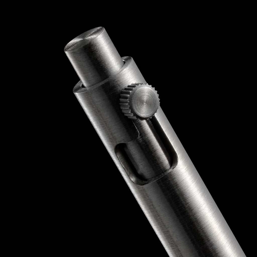Adjustable Bolt Action Pen in Solid Metal, Hand-Finished for a Seamless Cone and Body Appearance