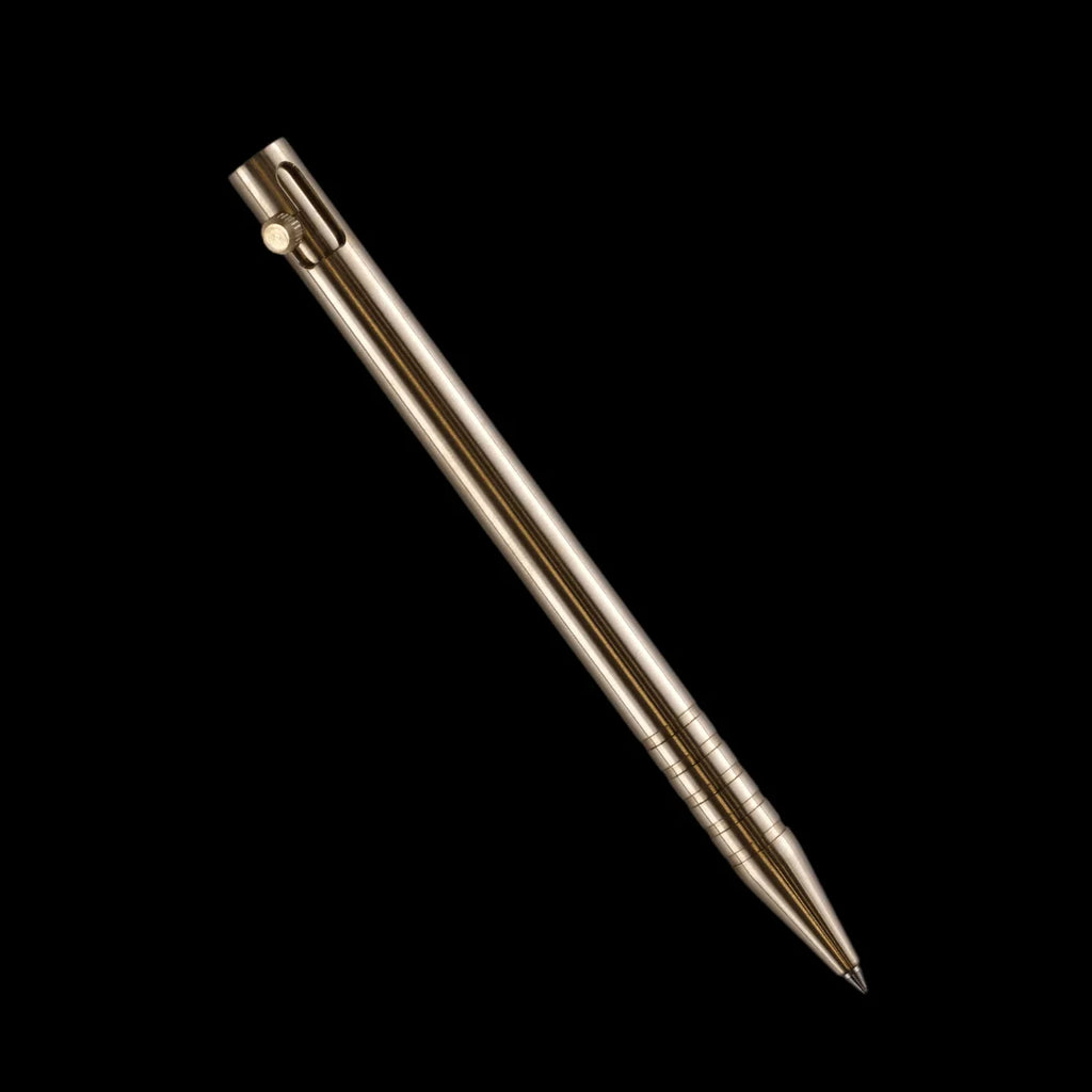 Adjustable Bolt Action Pen in Solid Metal, Hand-Finished for a Seamless Cone and Body Appearance