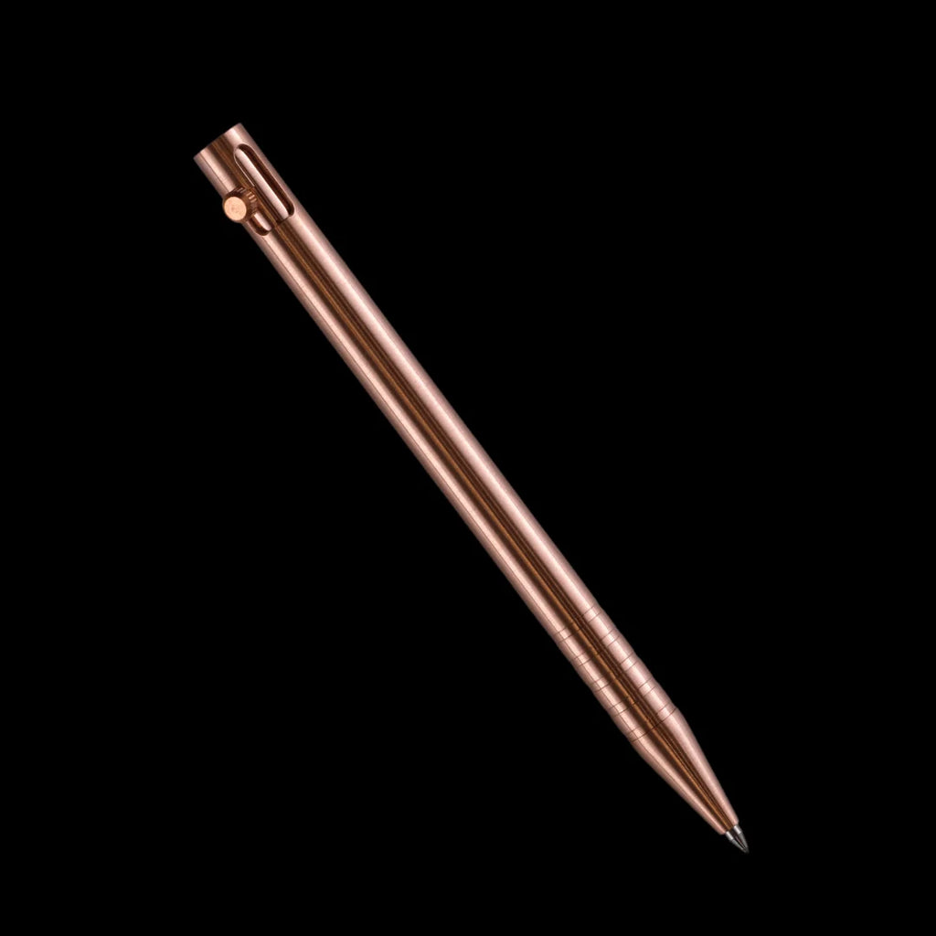 Adjustable Bolt Action Pen in Solid Metal, Hand-Finished for a Seamless Cone and Body Appearance