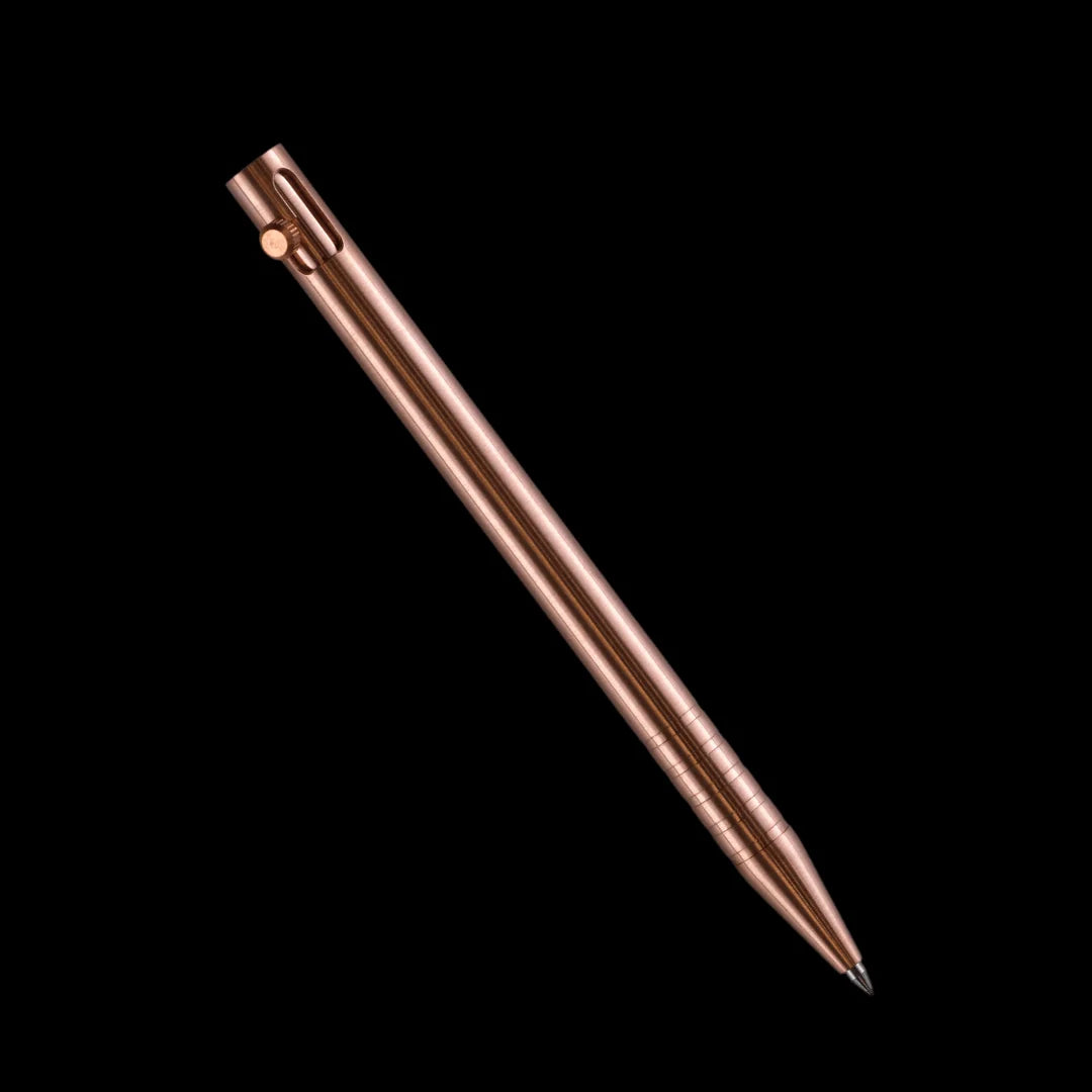 Adjustable Bolt Action Pen in Solid Metal, Hand-Finished for a Seamless Cone and Body Appearance