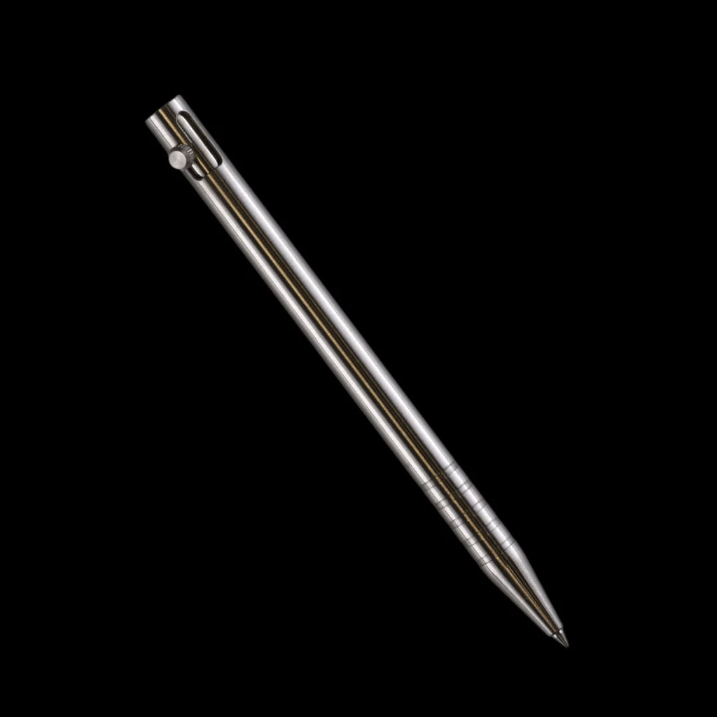 Adjustable Bolt Action Pen in Solid Metal, Hand-Finished for a Seamless Cone and Body Appearance