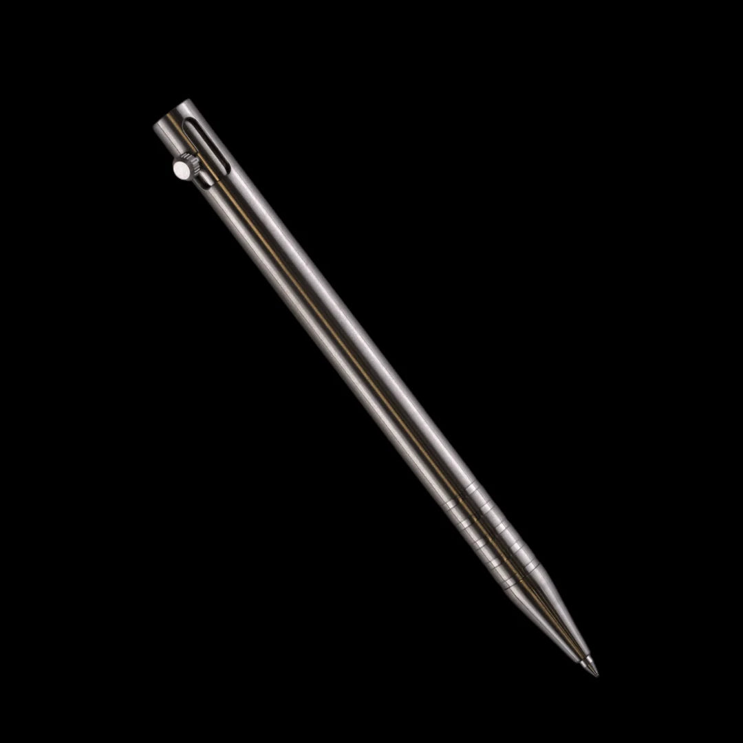Adjustable Bolt Action Pen in Solid Metal, Hand-Finished for a Seamless Cone and Body Appearance