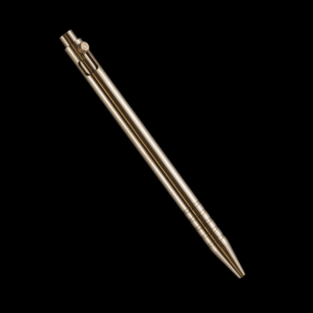 Adjustable Bolt Action Pen in Solid Metal, Hand-Finished for a Seamless Cone and Body Appearance