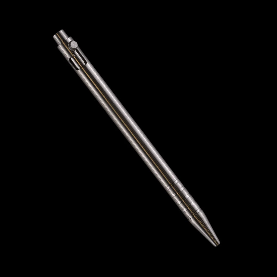 Adjustable Bolt Action Pen in Solid Metal, Hand-Finished for a Seamless Cone and Body Appearance