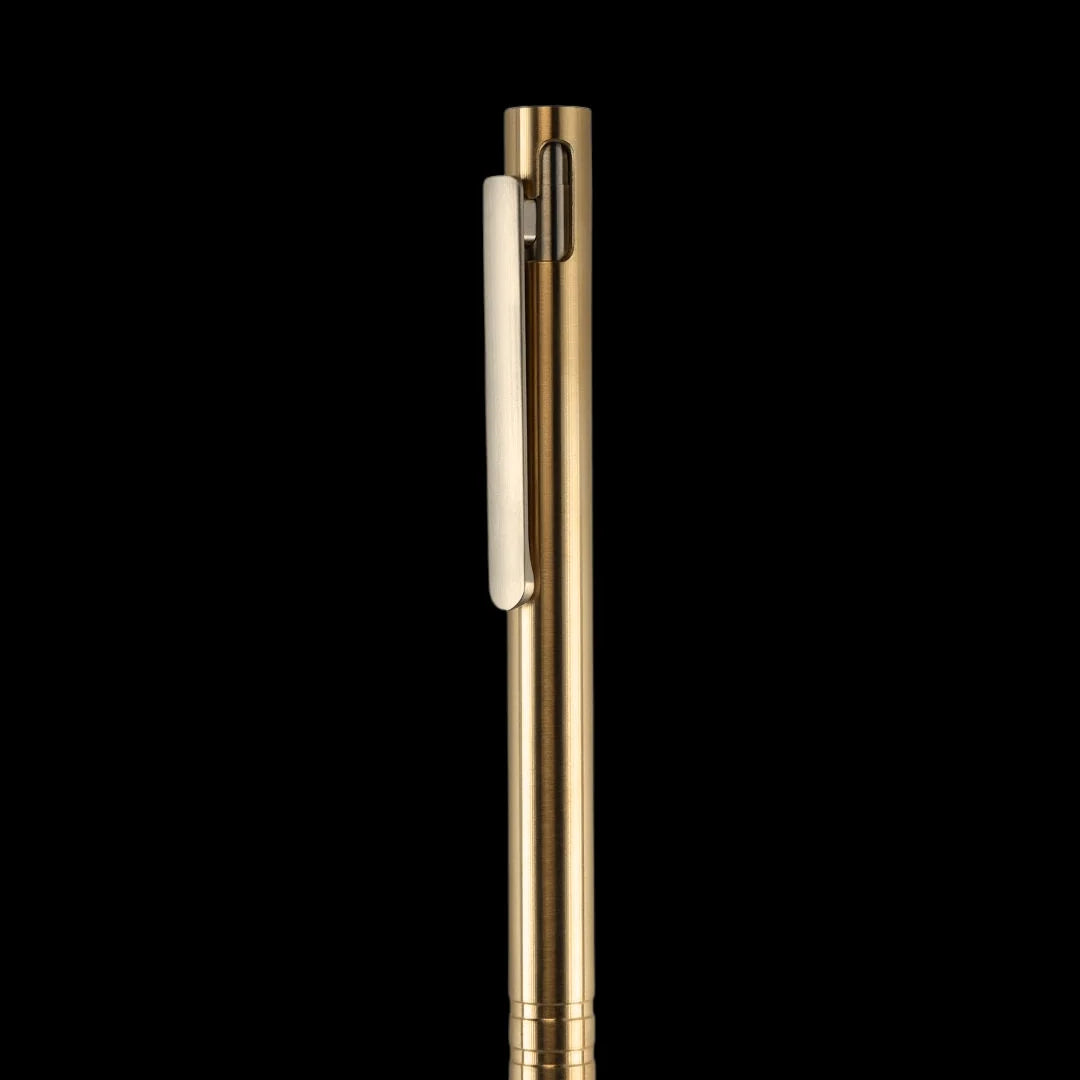Adjustable Bolt Action Pen in Solid Metal, Hand-Finished for a Seamless Cone and Body Appearance