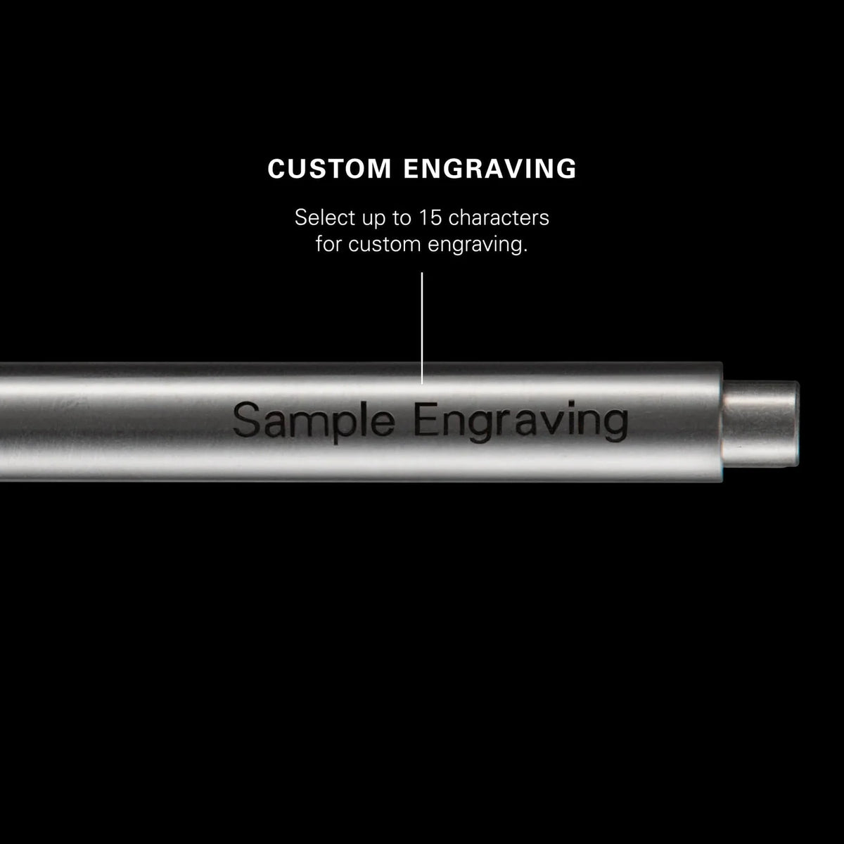 Adjustable Bolt Action Pen in Solid Metal, Hand-Finished for a Seamless Cone and Body Appearance