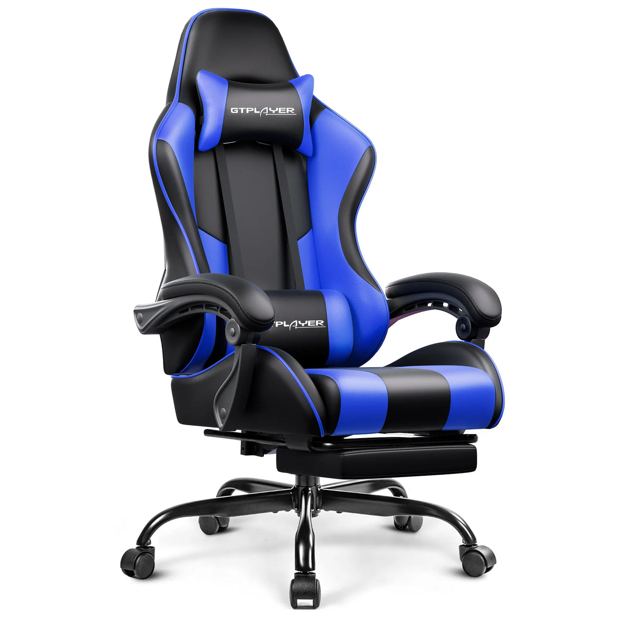 Adjustable Gaming Chair, Blue