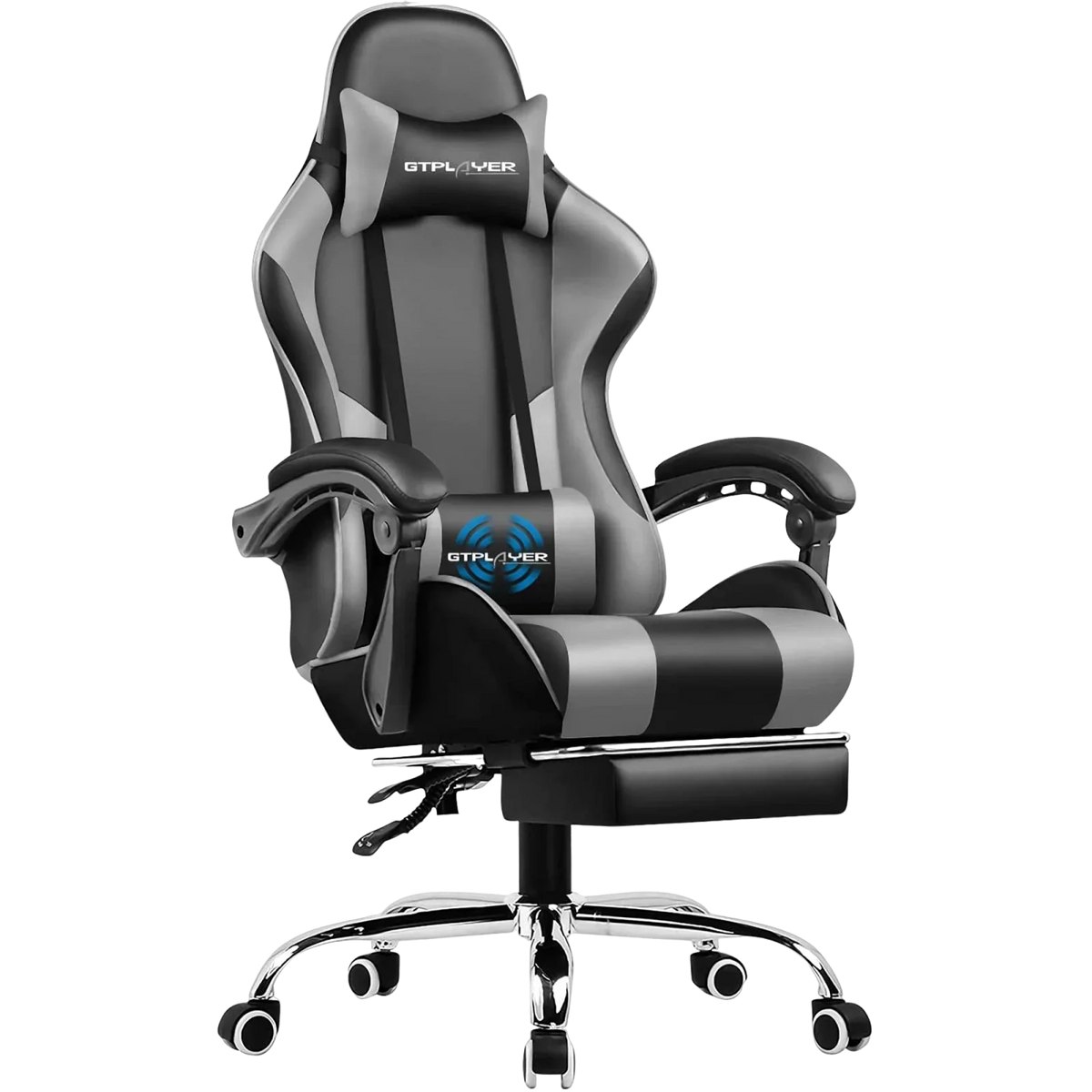 Adjustable Gaming Chair, Gray