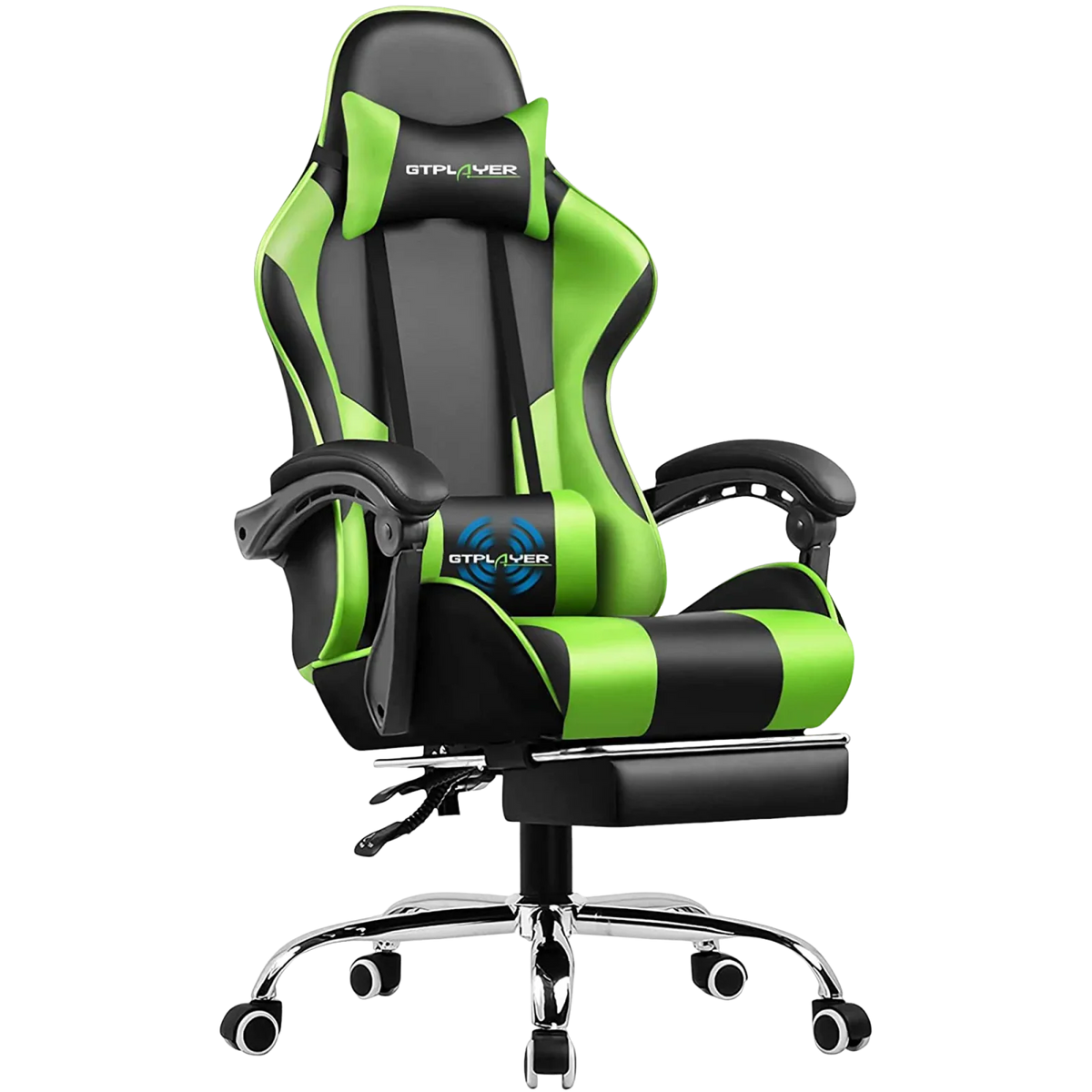 Adjustable Gaming Chair, Green