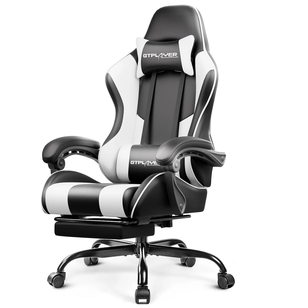 Adjustable Gaming Chair, White