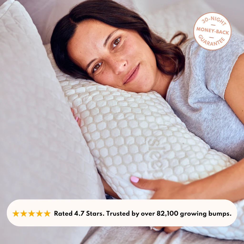 Adjustable Pregnancy Pillow Set with Back, Bump and Side Support for Comfortable Side Sleeping