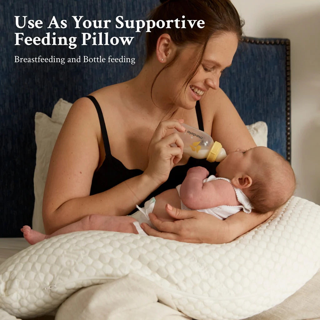 Adjustable Pregnancy Pillow Set with Back, Bump and Side Support for Comfortable Side Sleeping