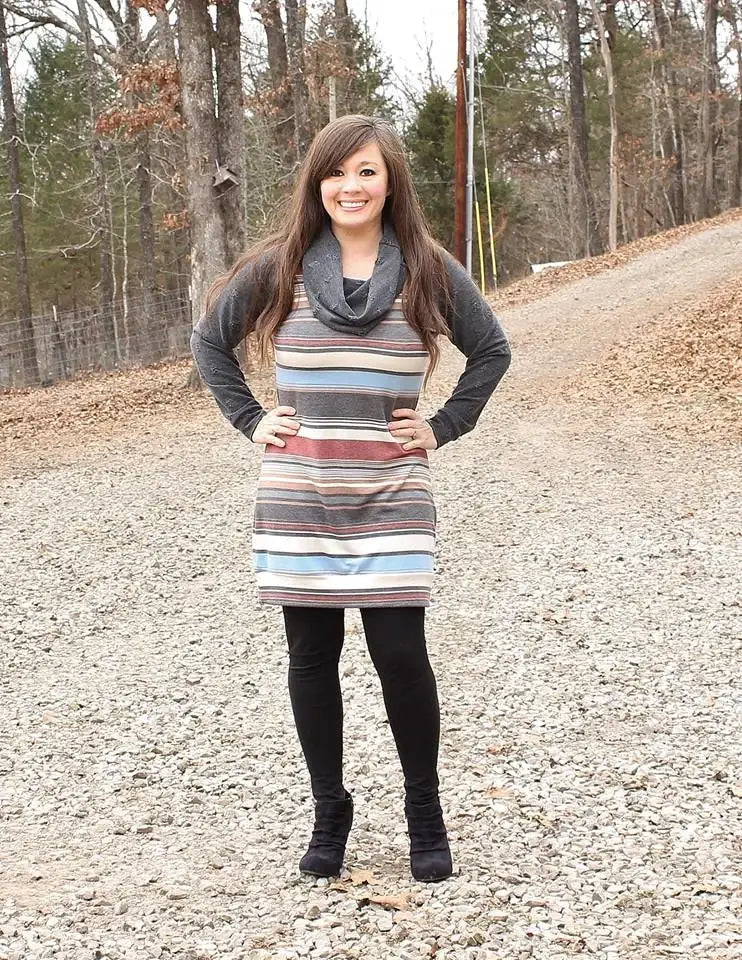 Adult Sweater and Dress PDF Sewing Pattern